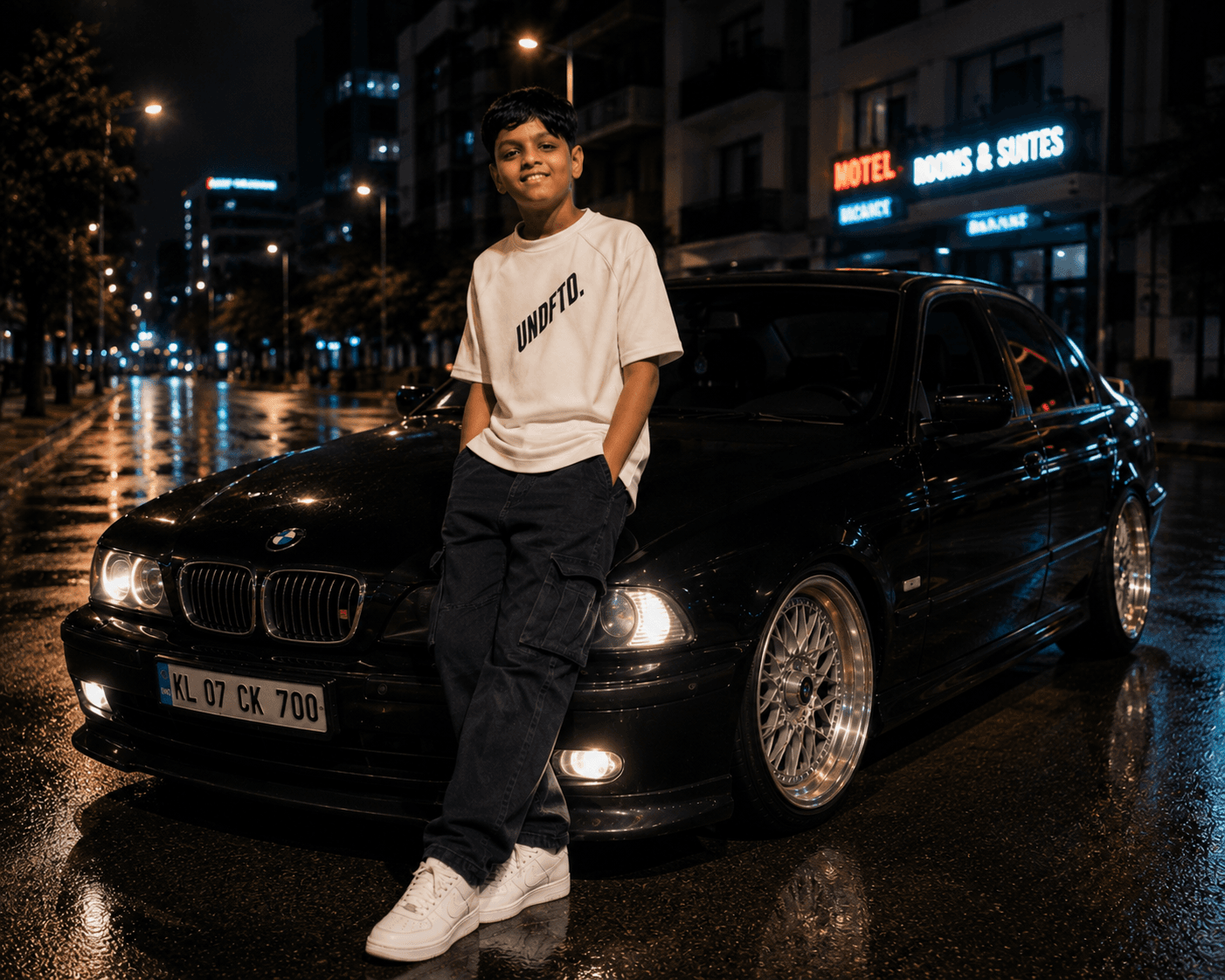 BMW E39 Cinematic Night Portrait